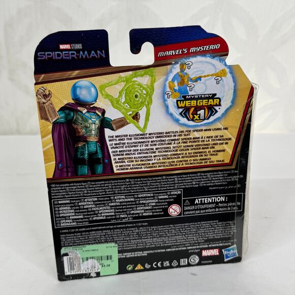 Marvel Spider-Man 6-inch Mystery Web Gear Marvel's Mysterio Action Figure - Picture 4 of 6